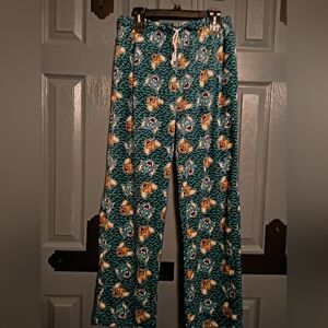 Men's Green Patterned Lounge Pants